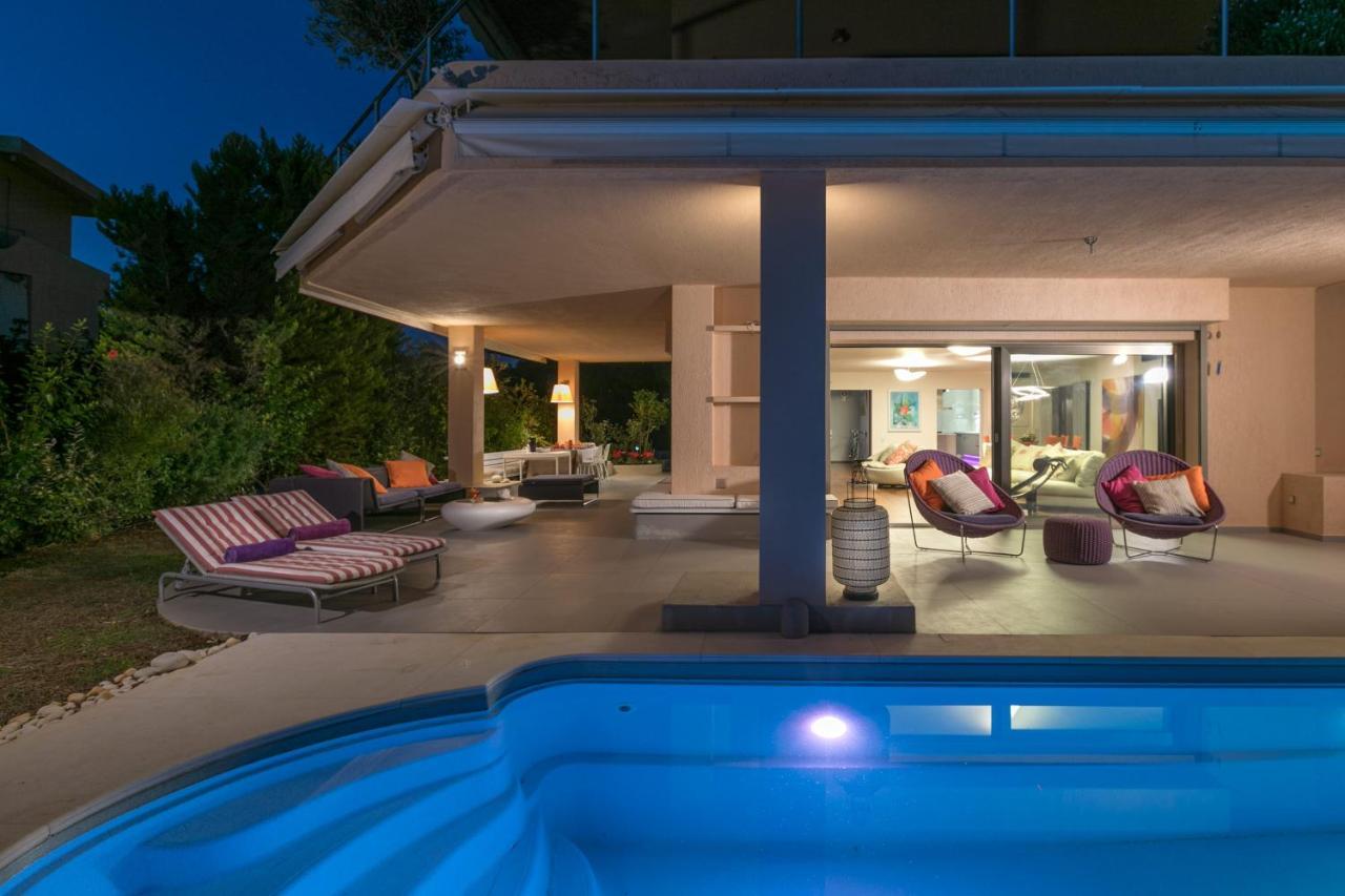 Luxurious Villa Philoxenia Lagonisi Bagian luar foto
