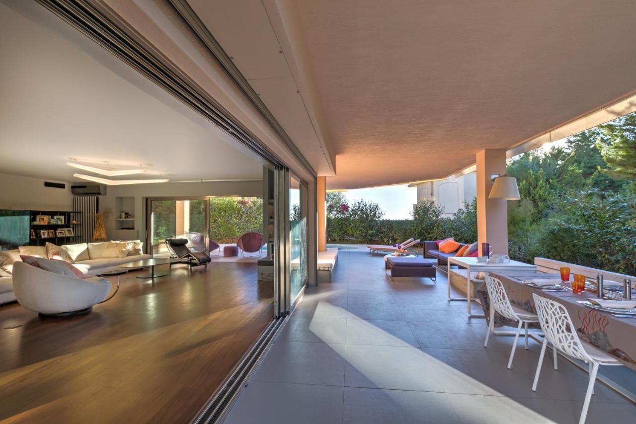 Luxurious Villa Philoxenia Lagonisi Bagian luar foto