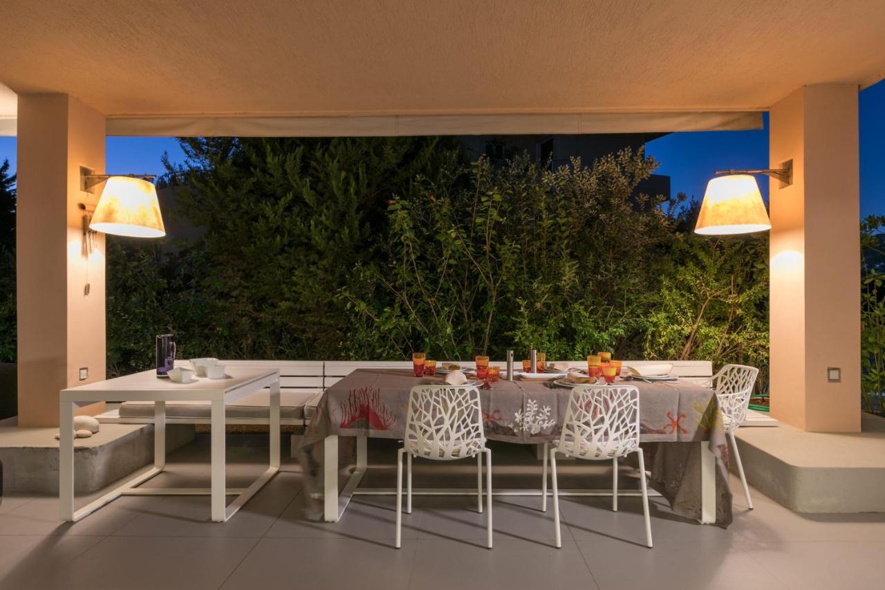 Luxurious Villa Philoxenia Lagonisi Bagian luar foto