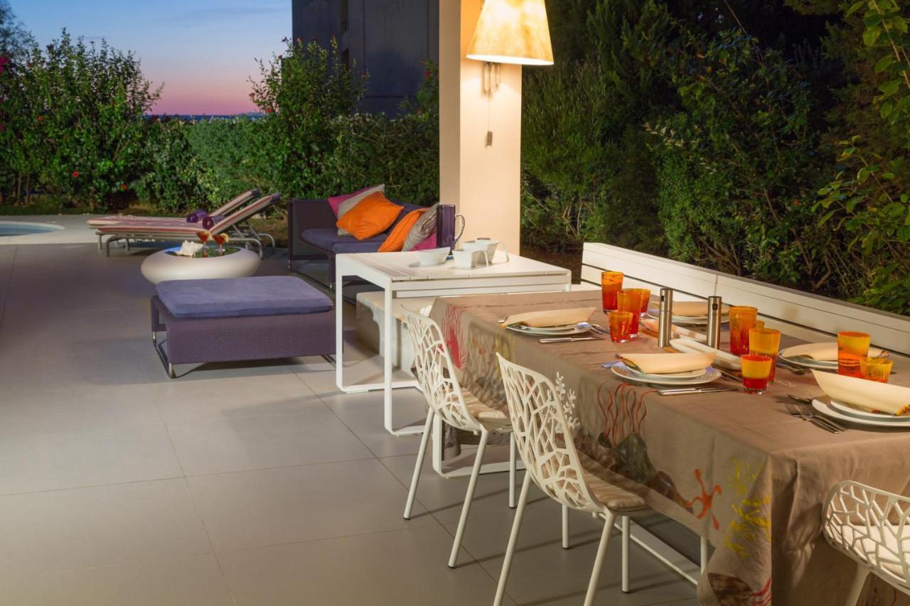 Luxurious Villa Philoxenia Lagonisi Bagian luar foto
