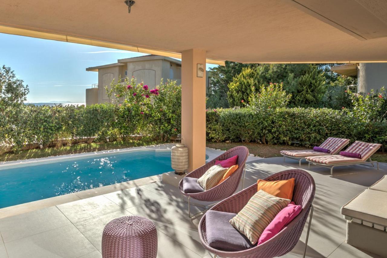 Luxurious Villa Philoxenia Lagonisi Bagian luar foto